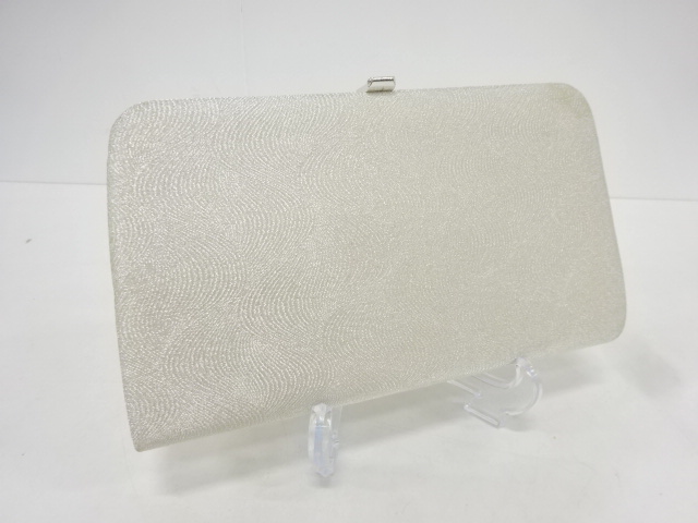 アンティーク　銀糸和装バッグ